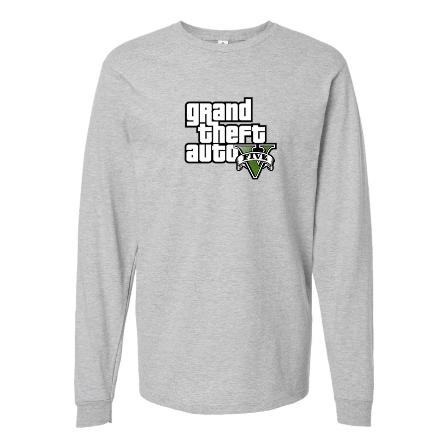 Men's GTA 5 Grand Theft Auto V Long Sleeve T-Shirt Game