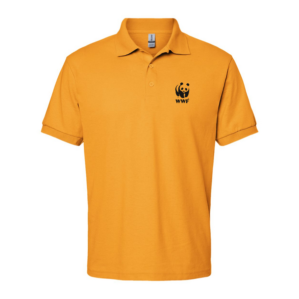 Men's  WWF    Dry Blend Jersey Polo