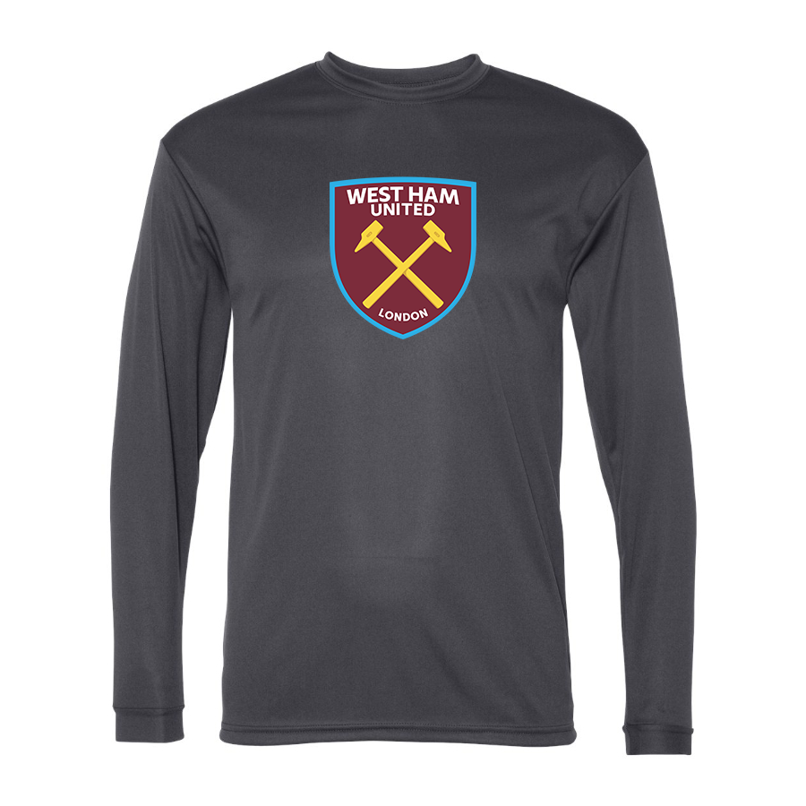Men’s West Ham United FC  Polyester Long Sleeve T-Shirt