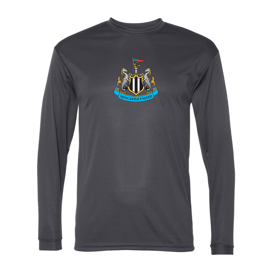 Men’s  Newcastle United FC    Polyester Long Sleeve T-Shirt