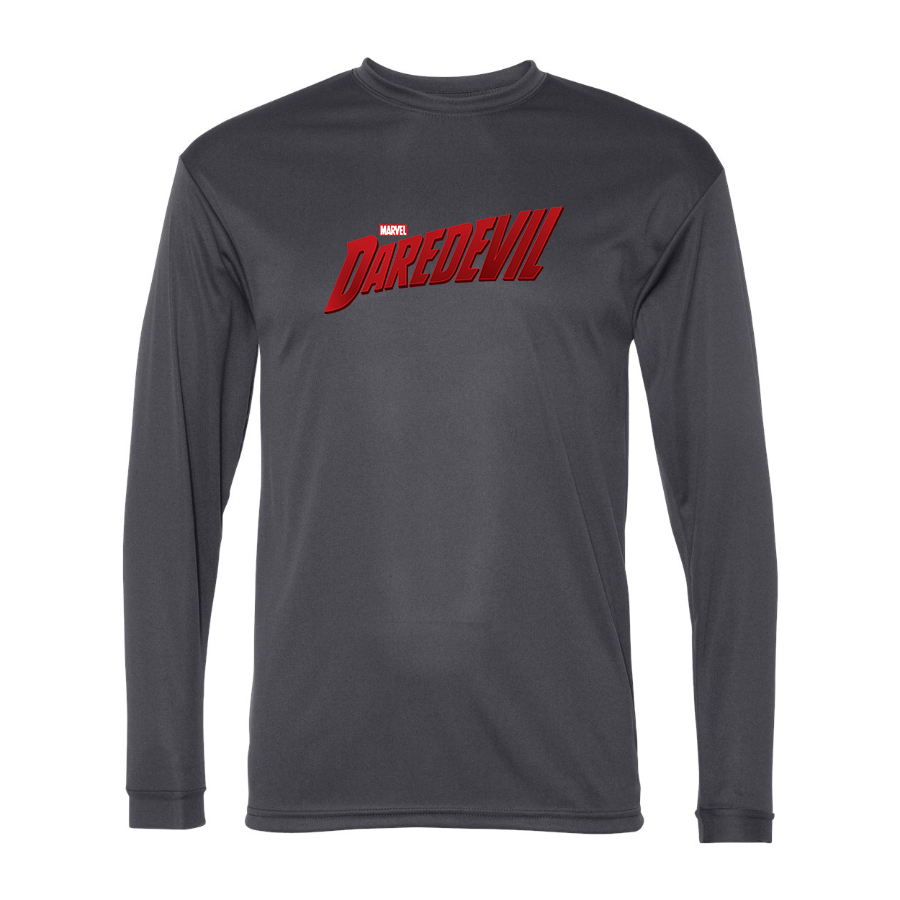 Men’s Daredevil Marvel- Polyester Long Sleeve T-Shirt