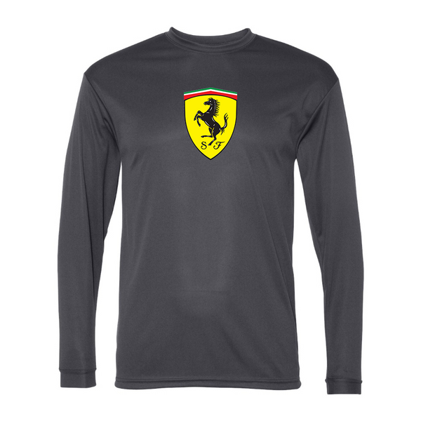 Men’s  Ferrari Motorsport Car - C2 Sport - Performance Long Sleeve T-Shirt - 5104