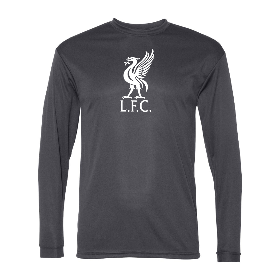 Men’s Liverpool L.F.C Soccer  Polyester Long Sleeve T-Shirt