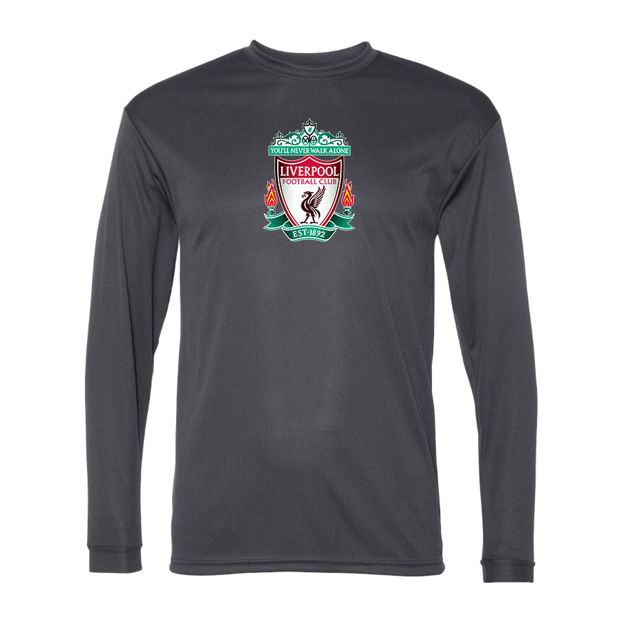Men’s Liverpool Football Club Est.1892  Polyester Long Sleeve T-Shirt