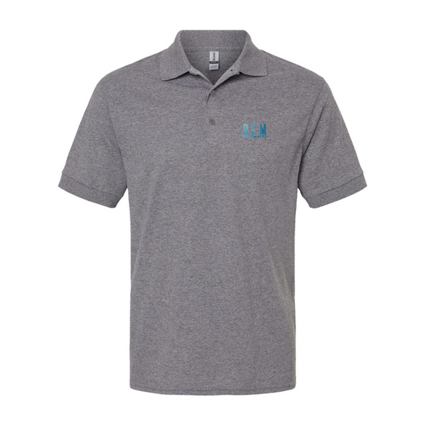 Men's  R.E.M. Blue Dry Blend Jersey Polo