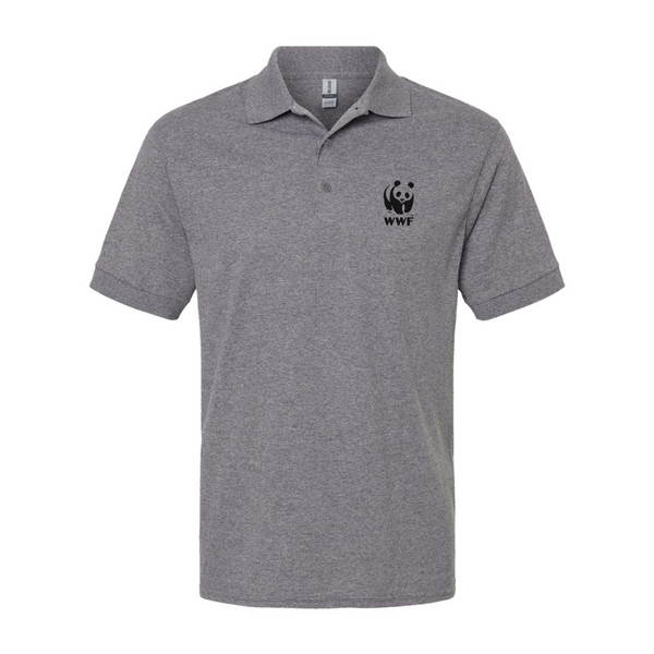 Men's  WWF    Dry Blend Jersey Polo