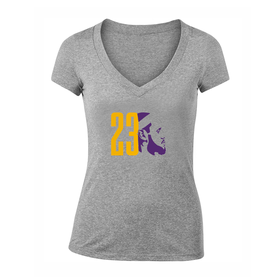 Women's Lebron James 23 V-Neck T-Shirt