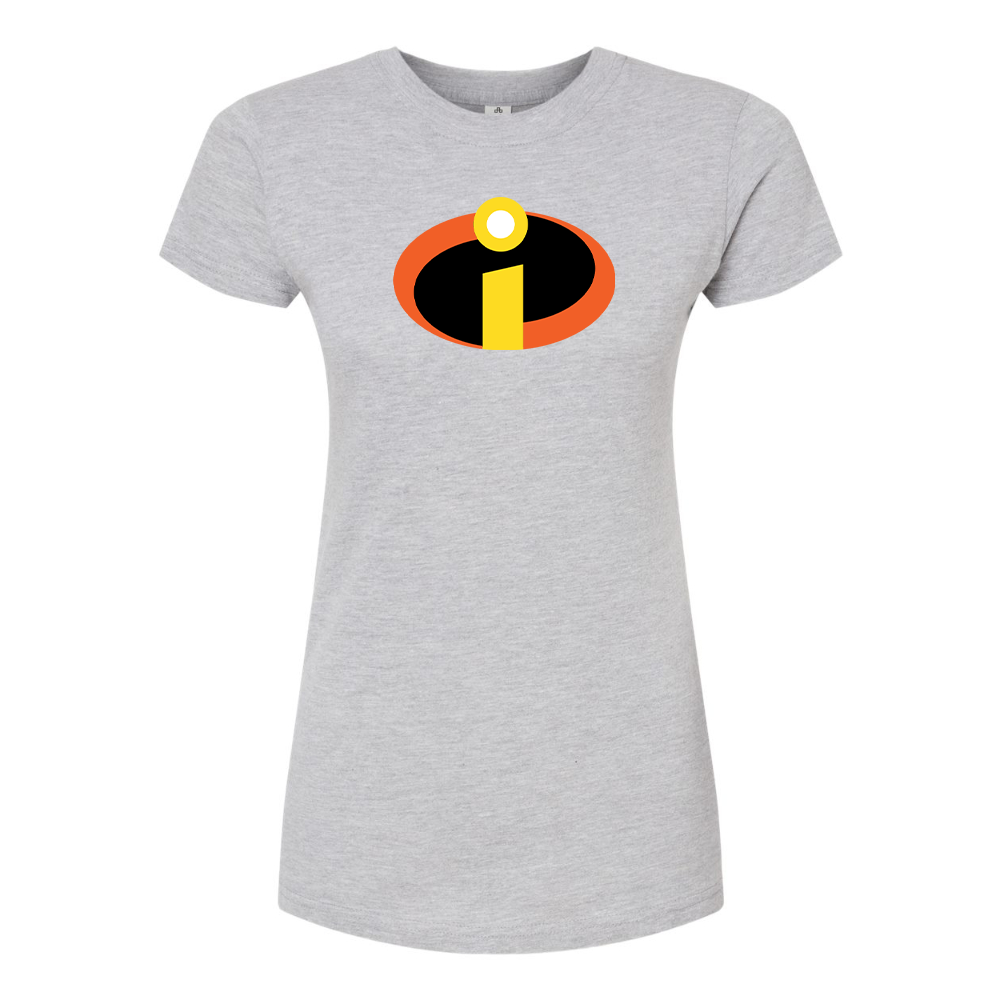 Women's The Incredibles Cartoon Round Neck T-Shirt