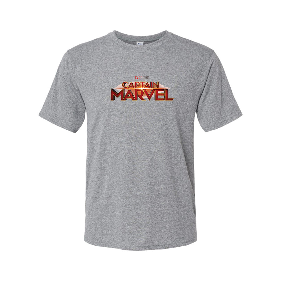 Men's Captain Marvel Superhero  Performance T-Shirt