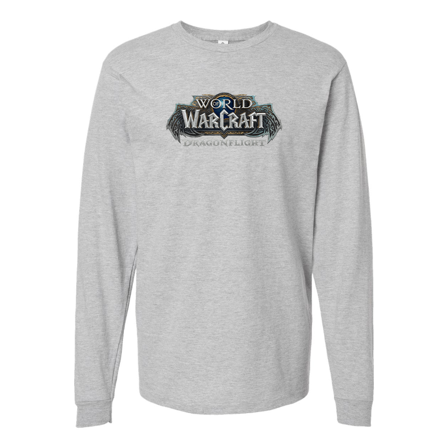 Youth Kids World of Warcraft Dragon Flight Game Long Sleeve T-Shirt