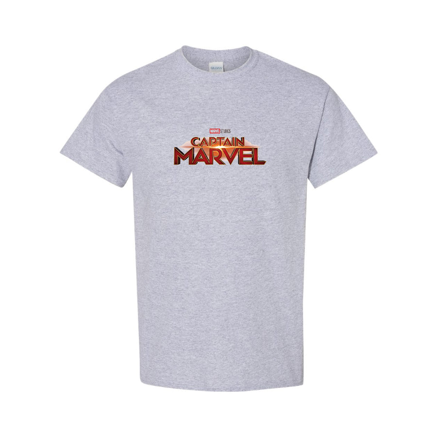 Youth Kids Captain Marvel Superhero  Cotton T-Shirt