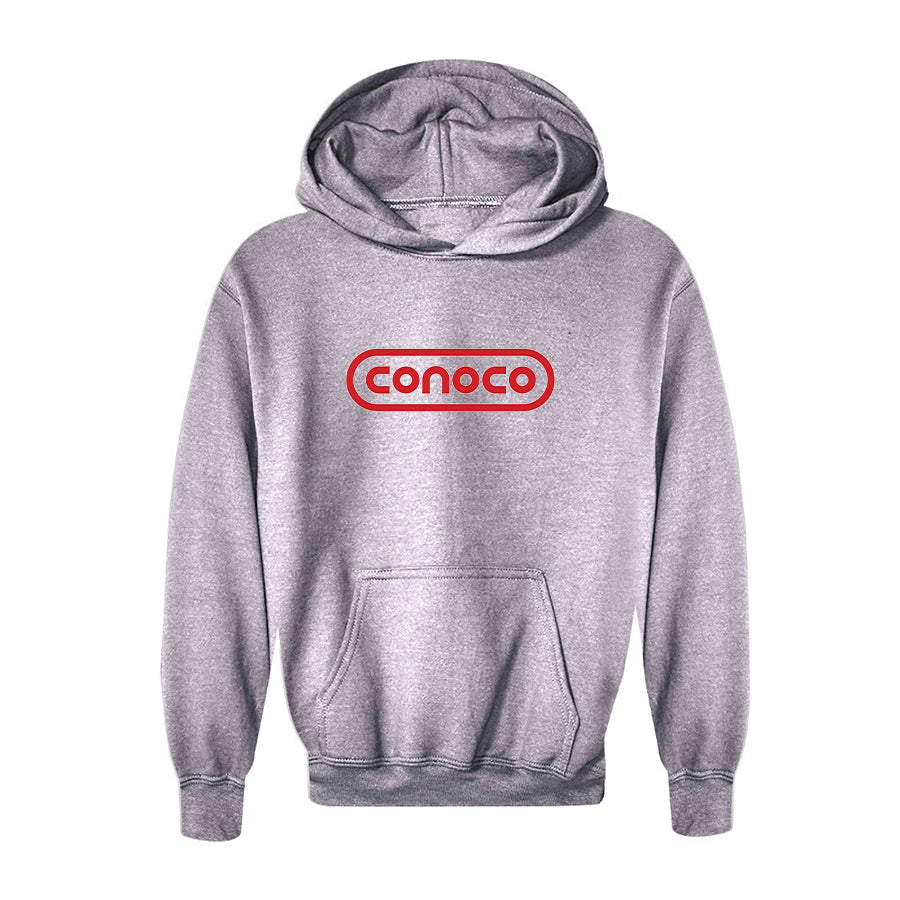 Youth Kids Conoco Gas Station Pullover Hoodie