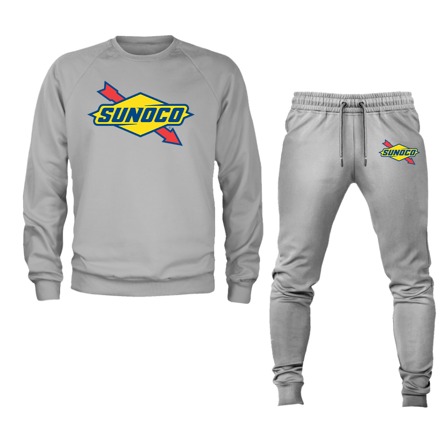 Men's Sunoco Gas Station Crewneck Sweatshirt Joggers Suit