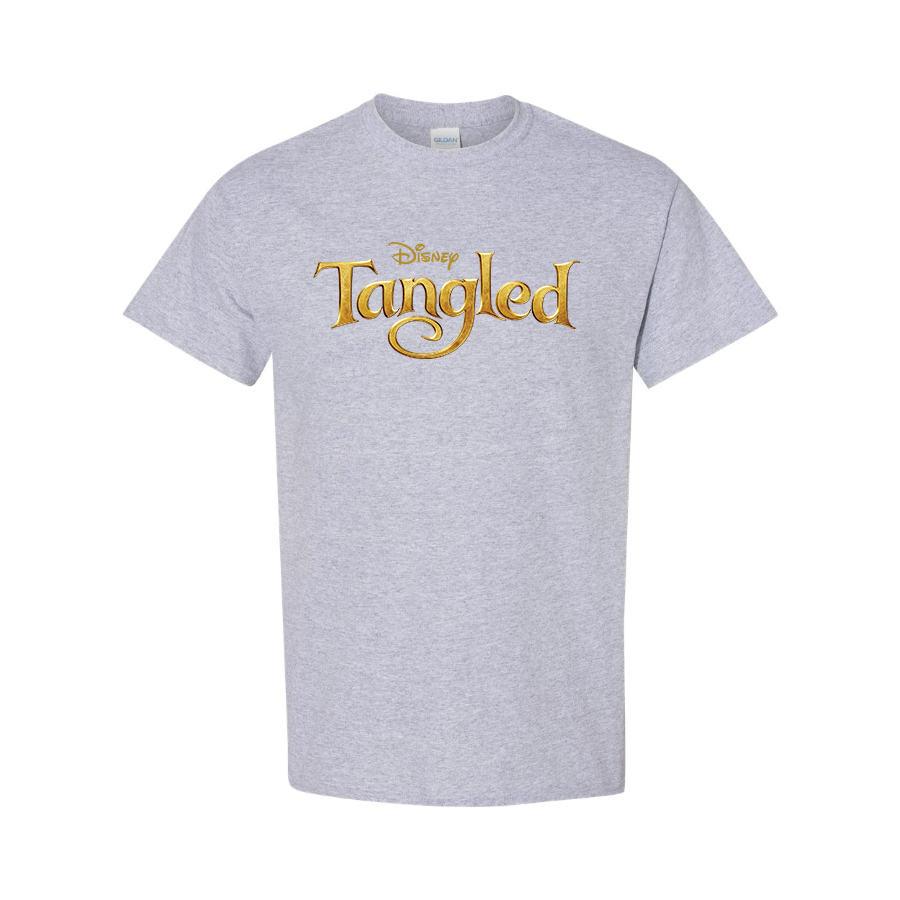 Men's Tangled Disney Cartoon Cotton T-Shirt