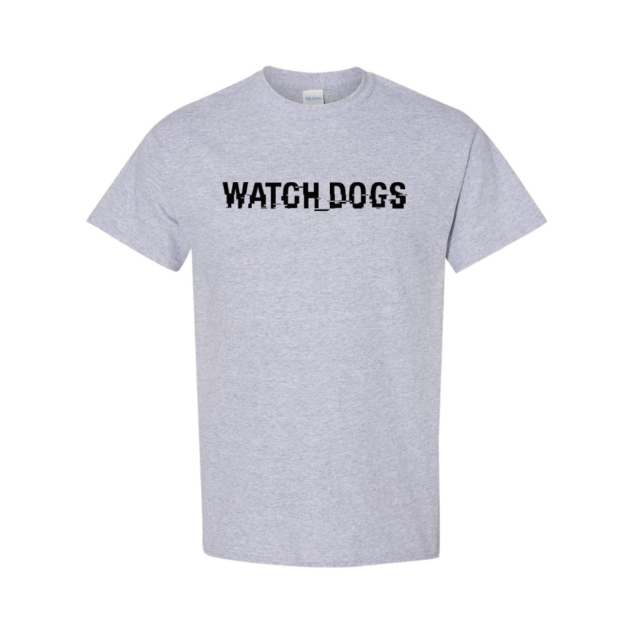 Men's Watch Dogs Video Game Cotton T-Shirt