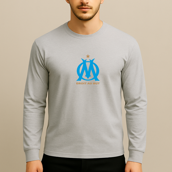 Men's Olympique de Marseille FC Long Sleeve T-Shirt