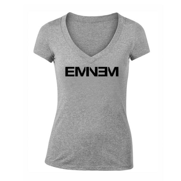 Women's Eminem Music V-Neck T-Shirt