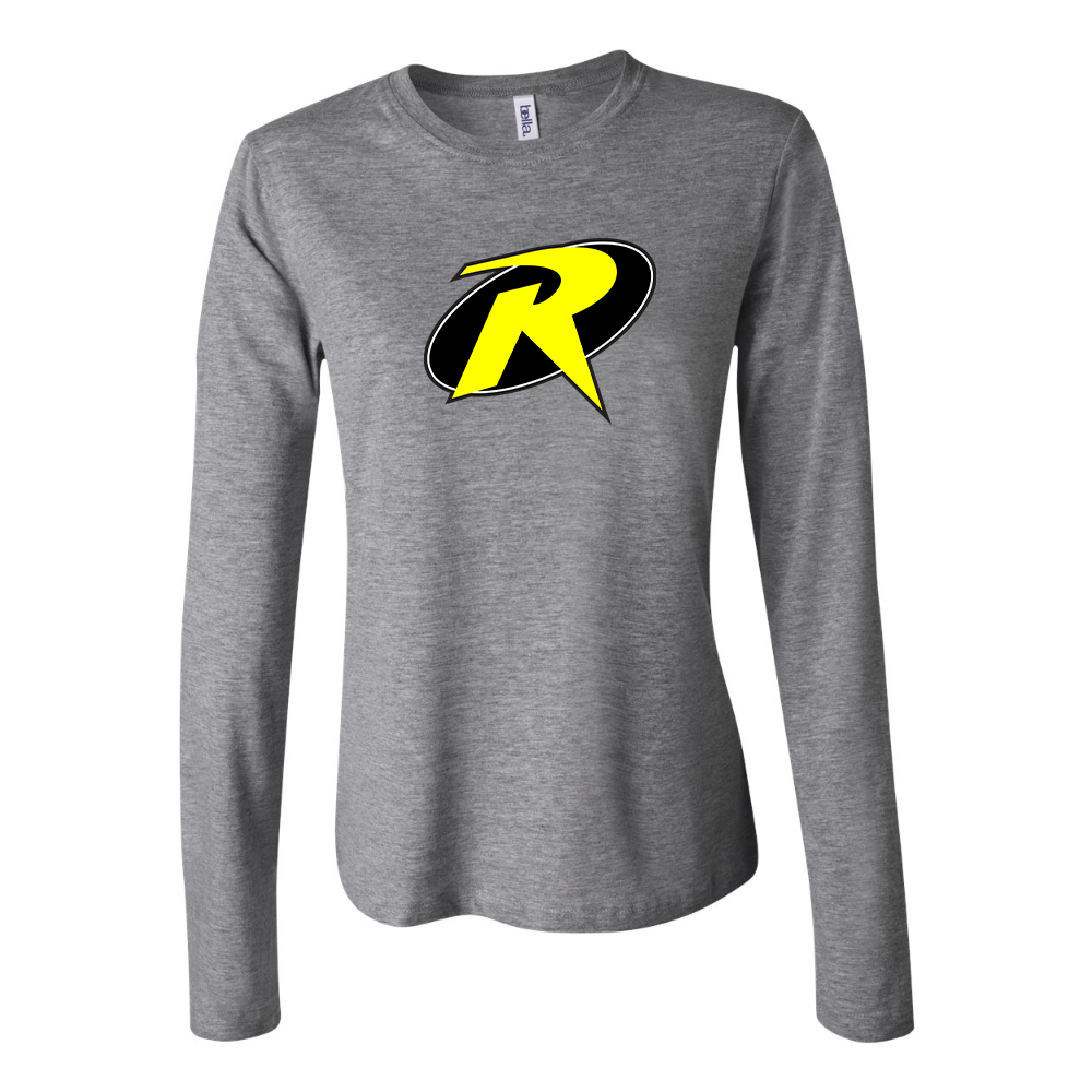 Women's Robin DC Comics Superhero Long Sleeve T-Shirt