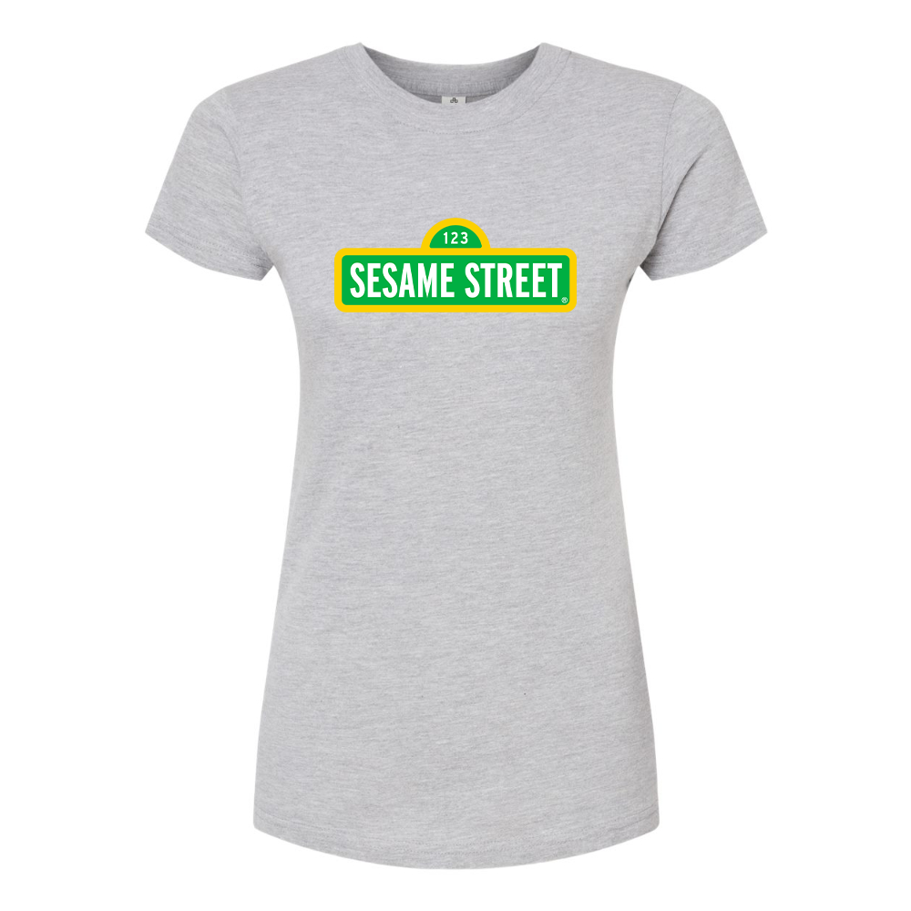 Women's Sesame Street Show Round Neck T-Shirt