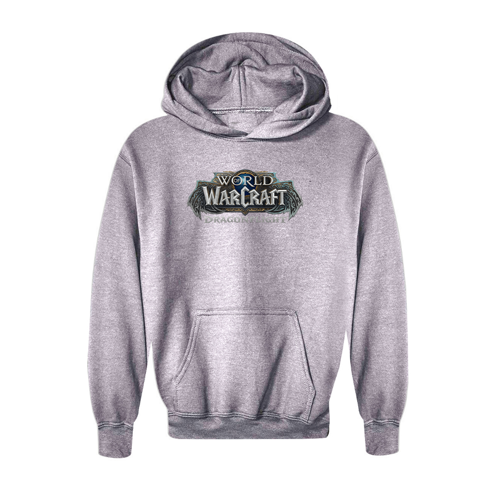 Youth Kids World of Warcraft Dragon Flight Game  Pullover Hoodie