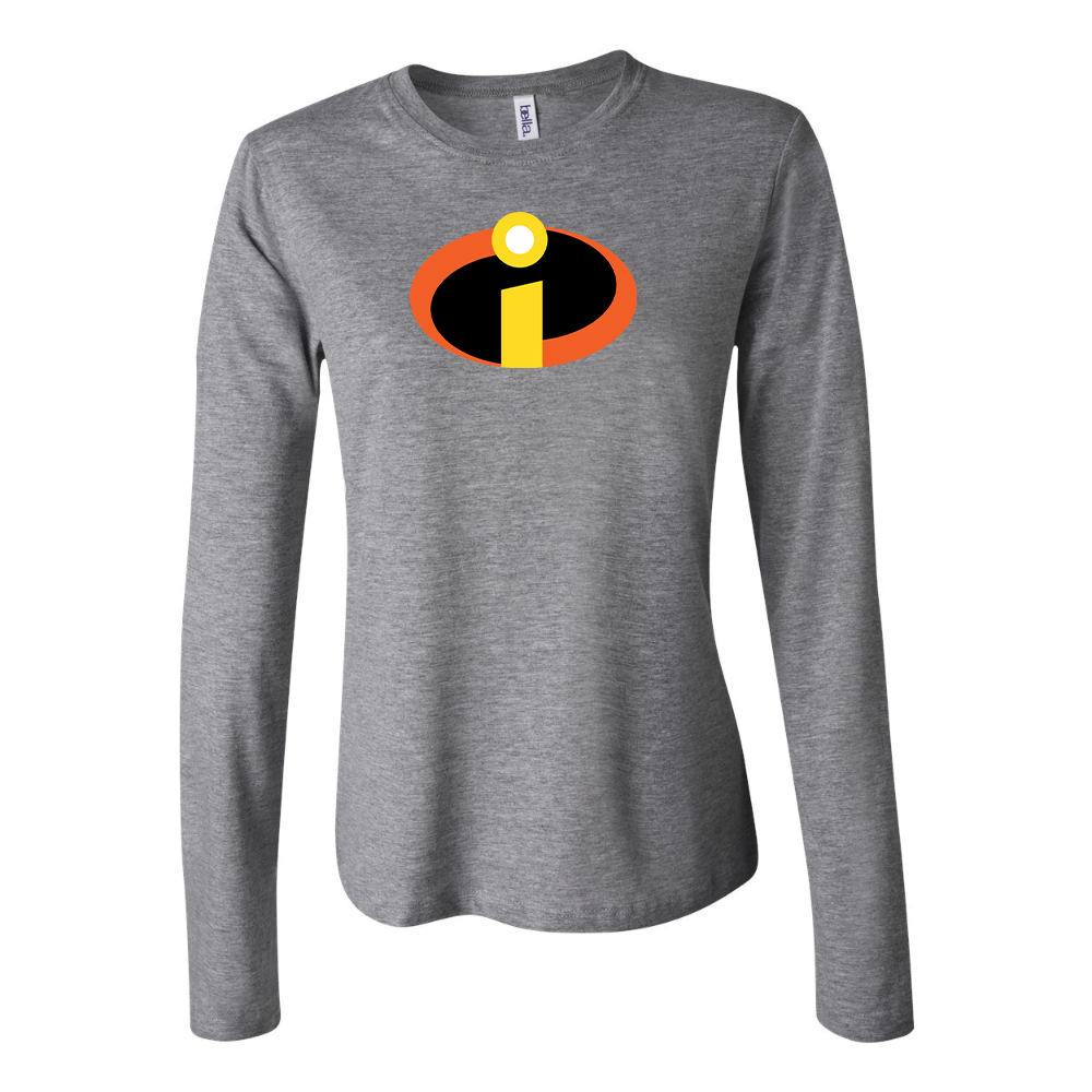 Women's The Incredibles Cartoon Long Sleeve T-Shirt