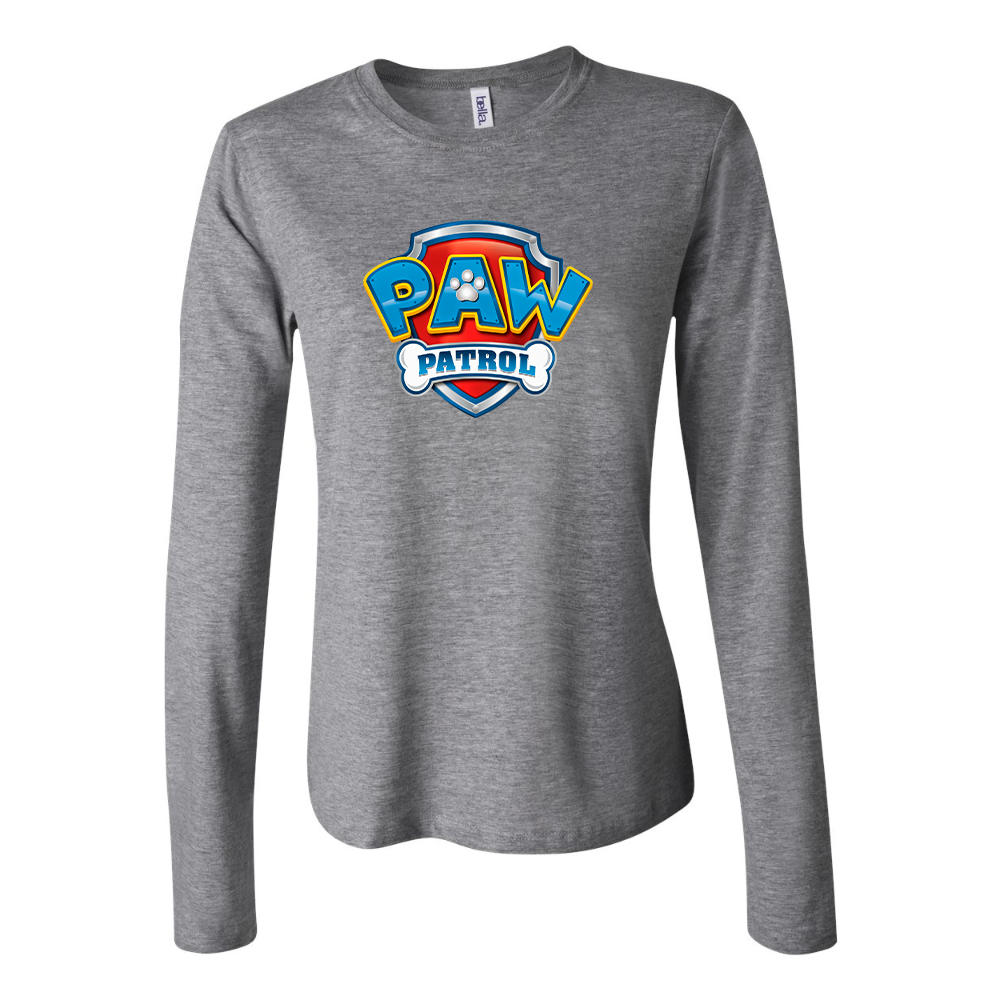 Women's Paw Patrol Cartoon Long Sleeve T-Shirt