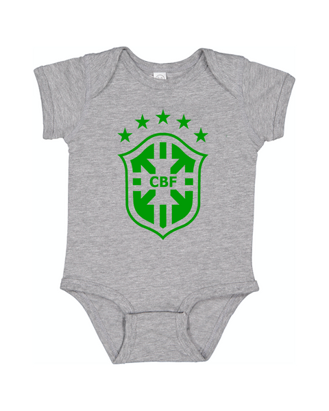 Baby Brazil Soccer Romper Onesie