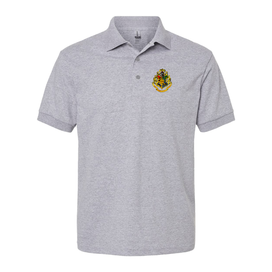 Men's Hogwarts Emblem Harry Potter Movie Dry Blend Polo