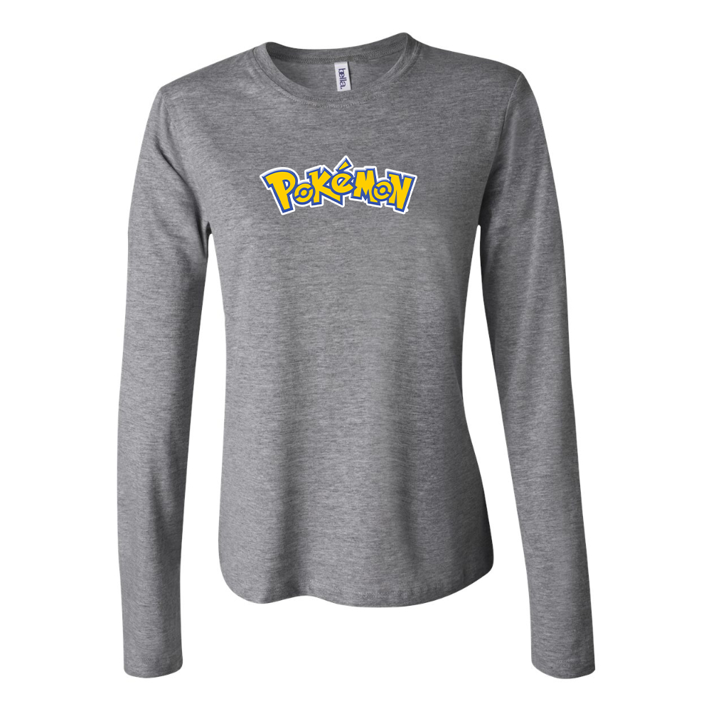 Women's Pokemon Cartoon Long Sleeve T-Shirt