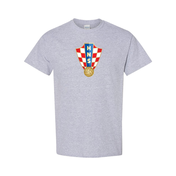 Men's Croatia National Soccer Team Cotton T-Shirt