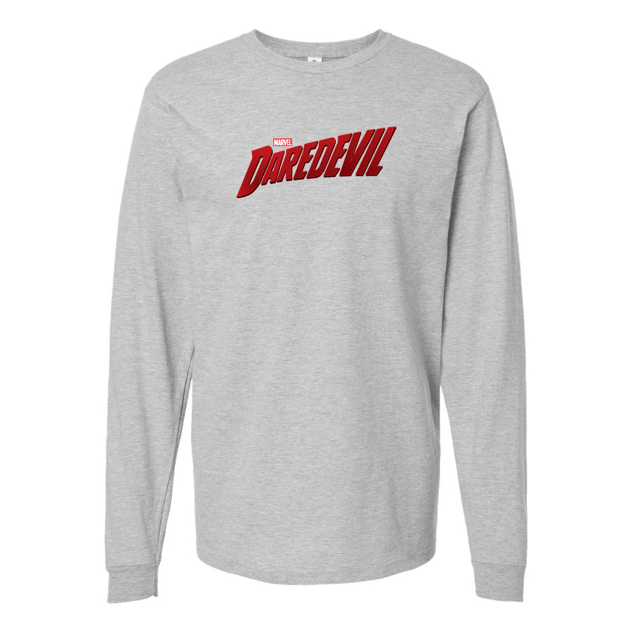 Men's Daredevil Marvel Superhero Long Sleeve T-Shirt