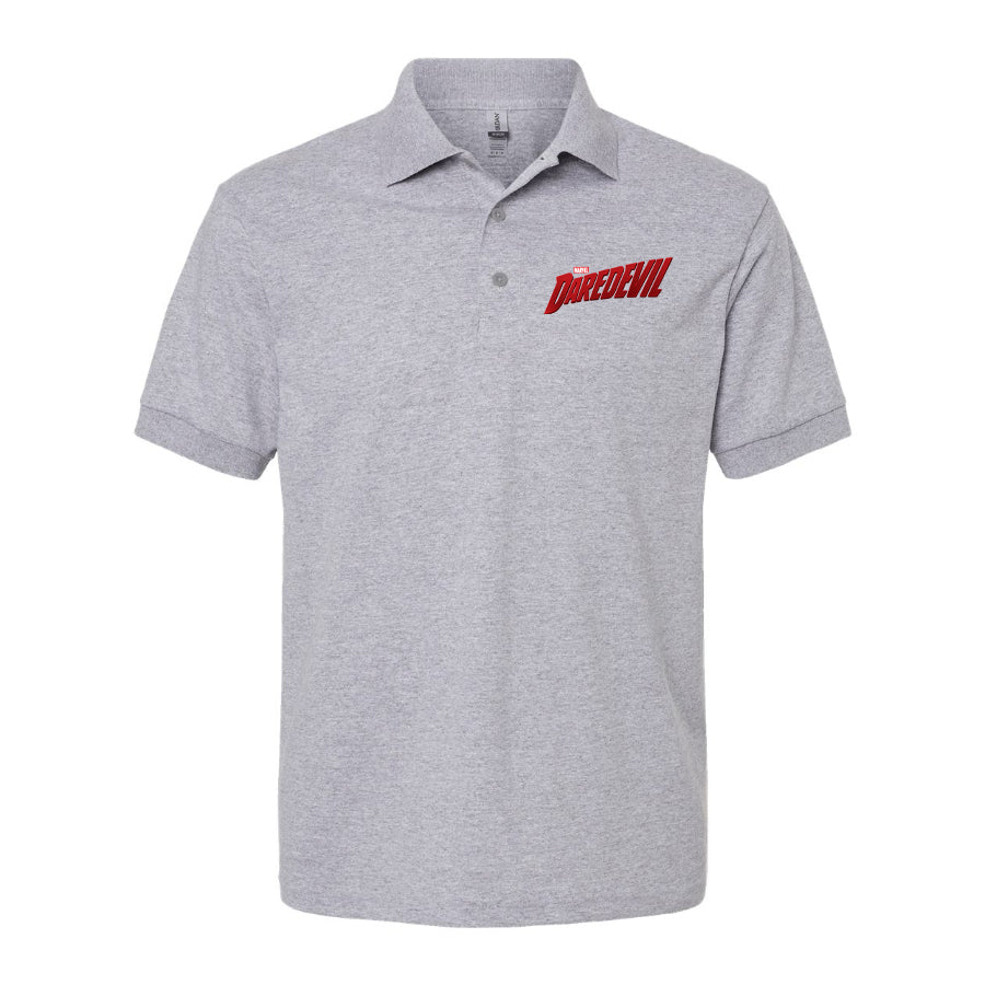 Men's Daredevil Marvel Superhero Dry Blend Polo