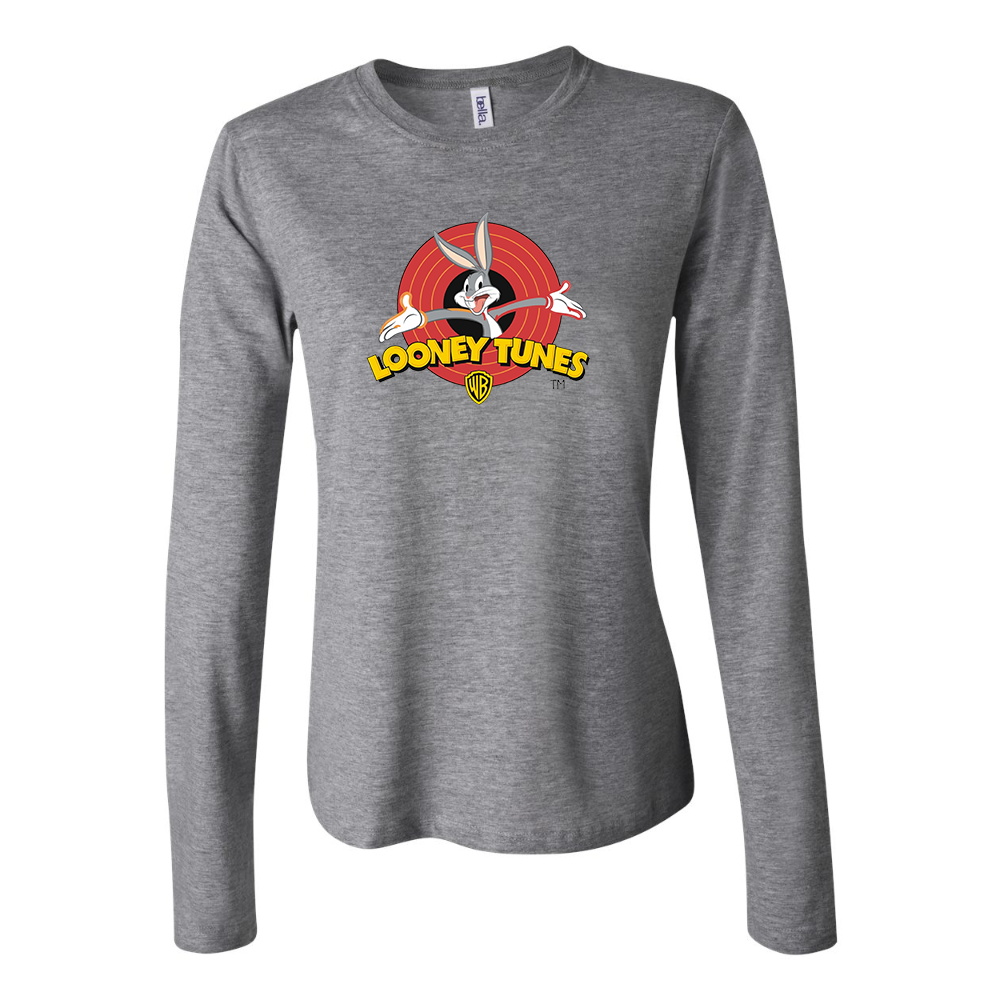 Women's Looney Tunes Warner Brothers Cartoon Long Sleeve T-Shirt