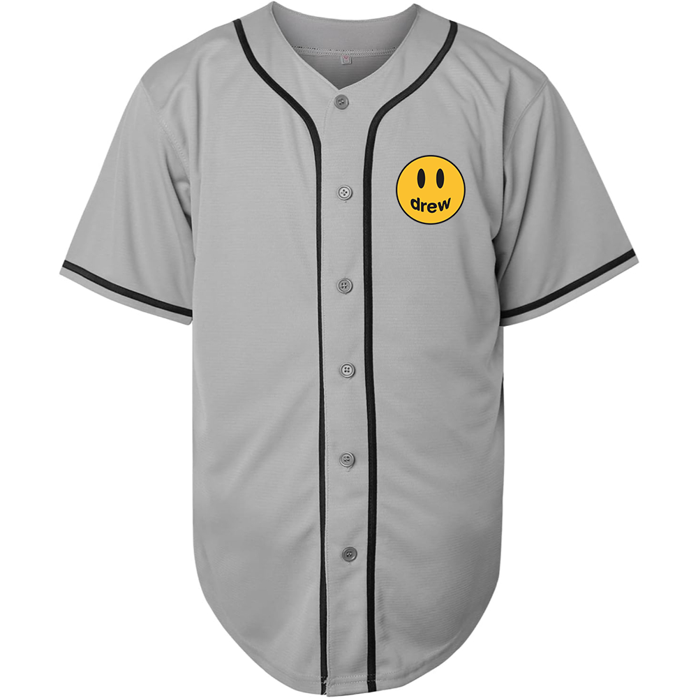 Men's Justin Bieber Drew Music Baseball Jersey