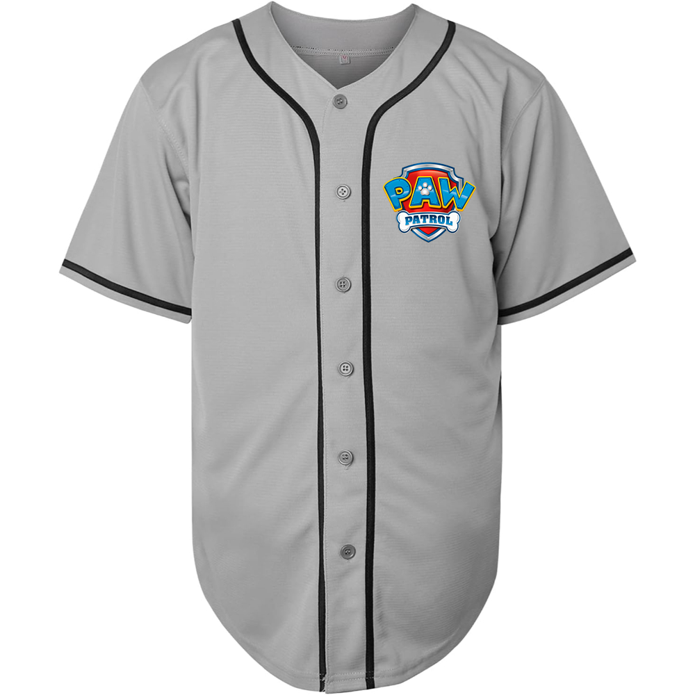 Men's Paw Patrol Cartoon Baseball Jersey