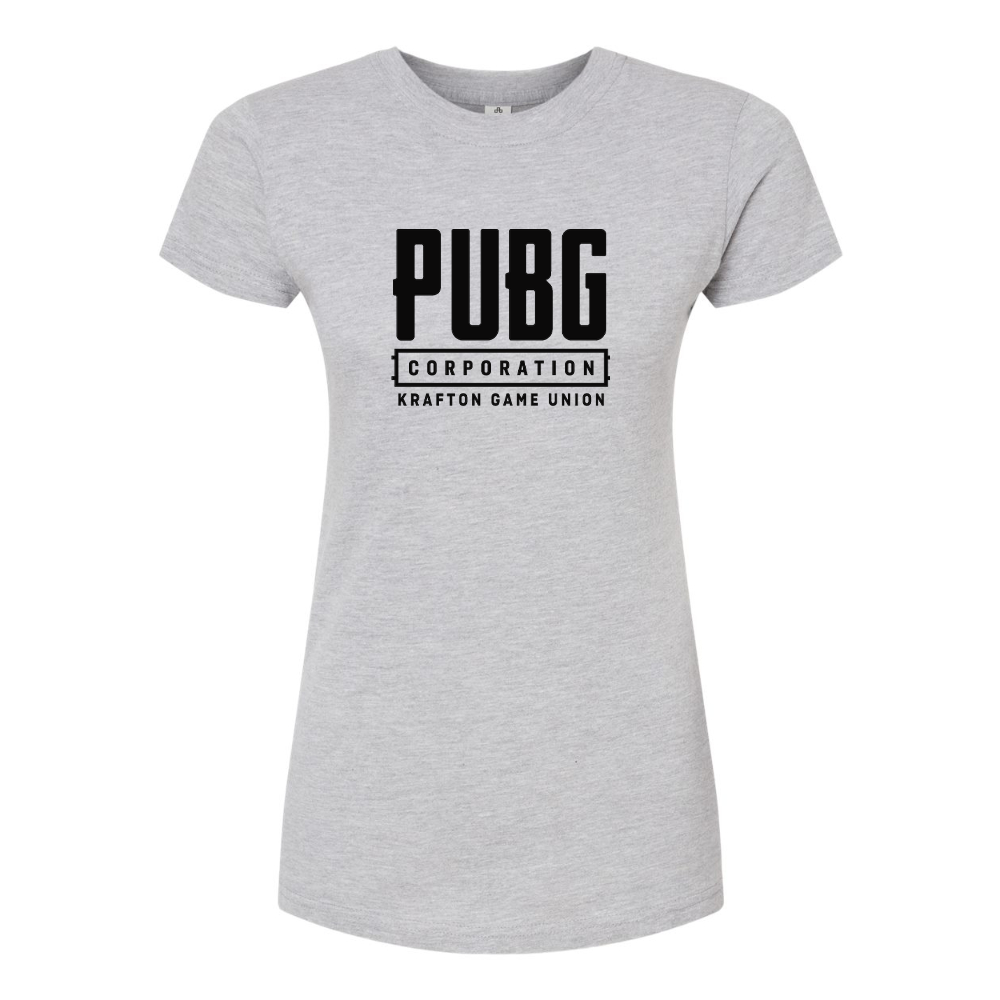 Women's PUBG Multiplayer Shooting Game Round Neck T-Shirt