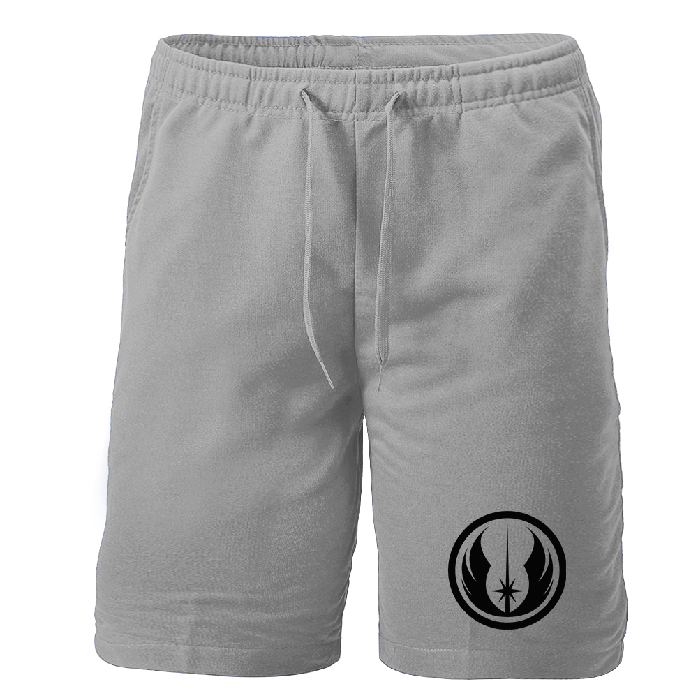 Men's Jedi Star Wars Movie Athletic Fleece Shorts