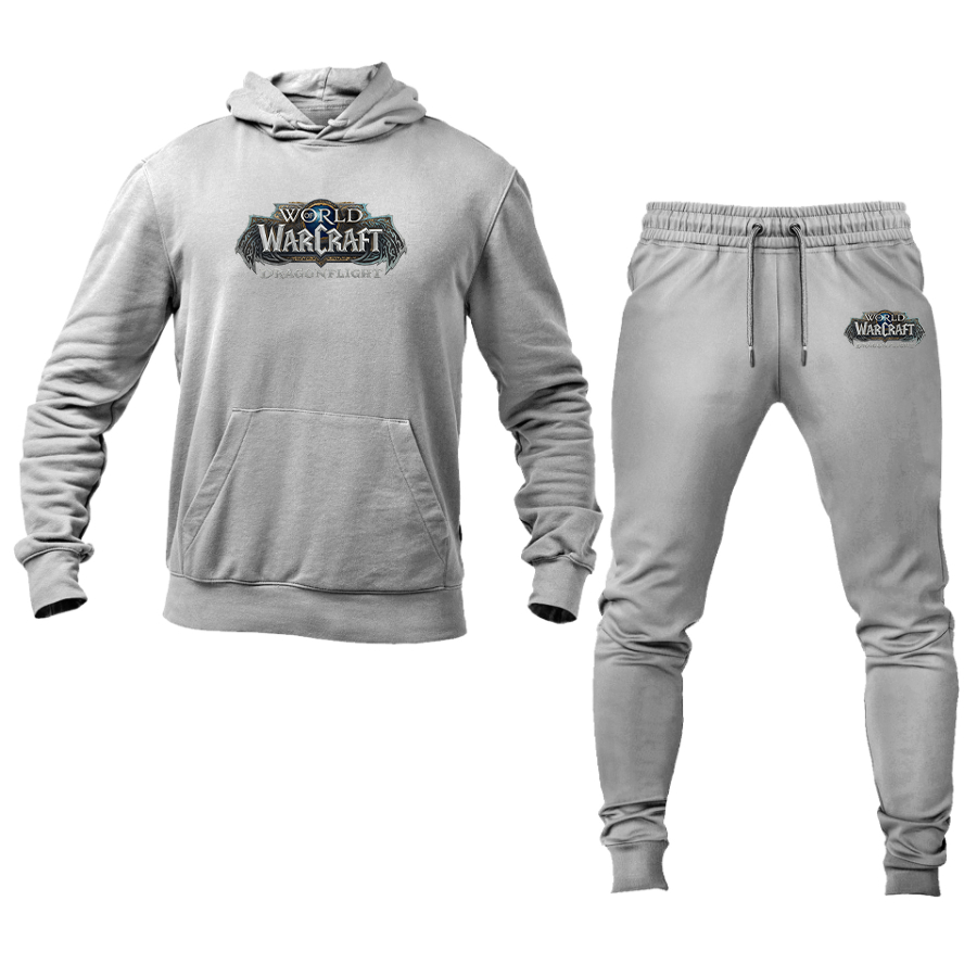 Men's World of Warcraft Dragon Flight Game Hoodie Joggers Set