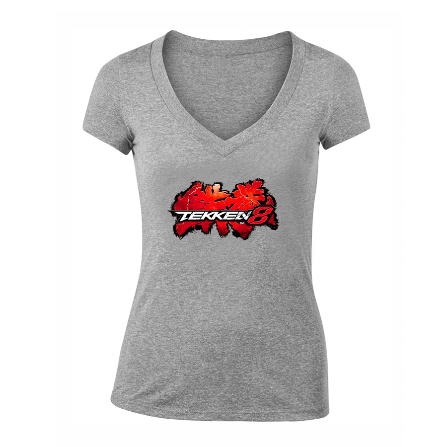 Women's Tekken 8 Game PS5 V-Neck T-Shirt