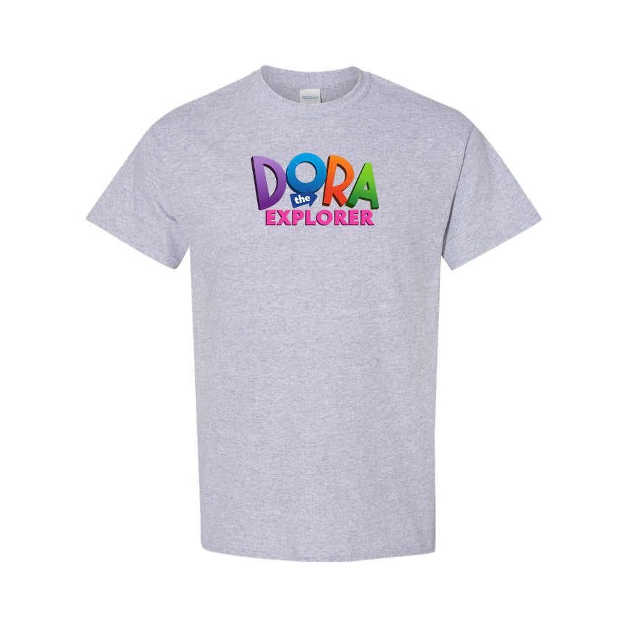 Youth Kids Dora The Explorer Cartoon Cotton T-Shirt