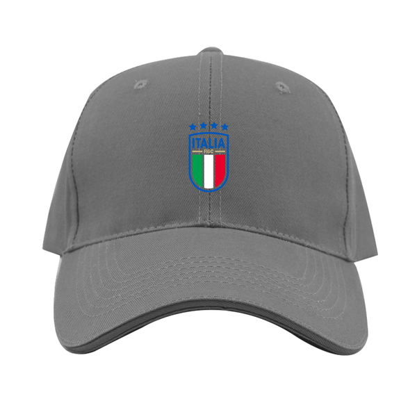 Italy National Soccer Dad Baseball Cap Hat
