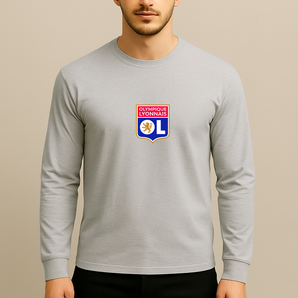 Men's Olympique Lyonnais FC Long Sleeve T-Shirt