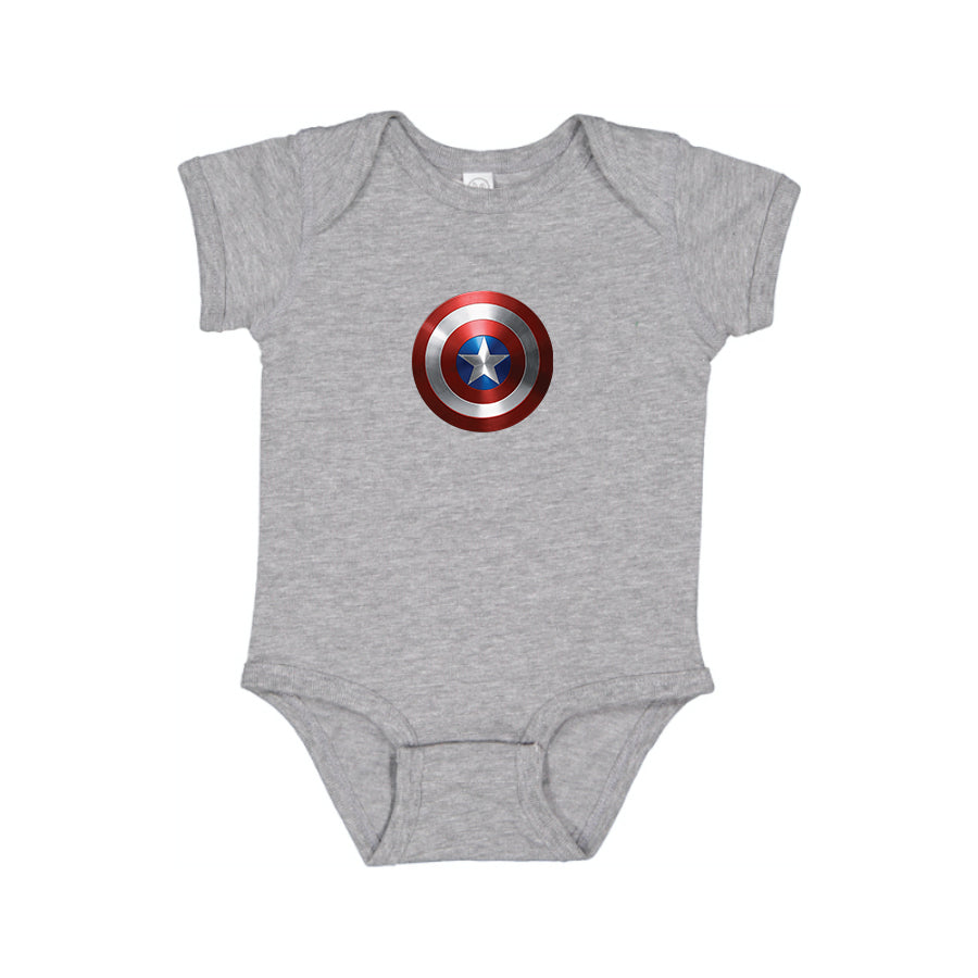 Captain America Superhero Baby Romper Onesie