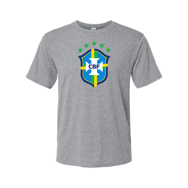 Men's Brazil National Soccer Team Polyester T-Shirt