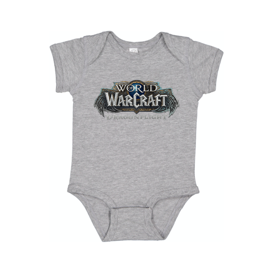 World of Warcraft Dragon Flight Game Baby Romper Onesie