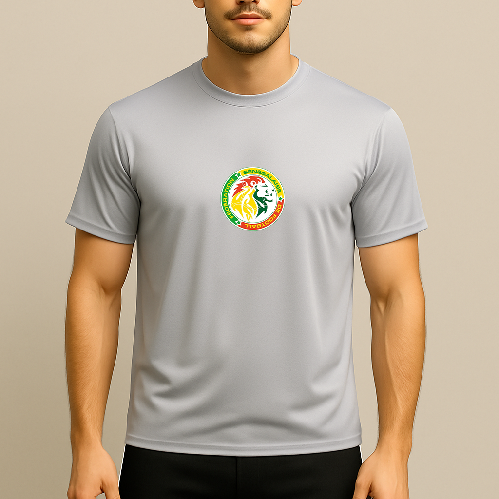 Men's Senegal National Soccer Team Polyester T-Shirt