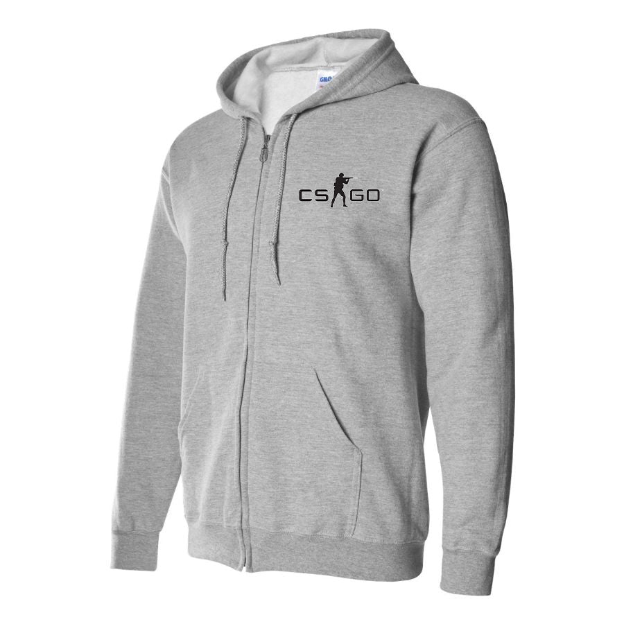 Men's Counter Strike GO Game Zipper Hoodie