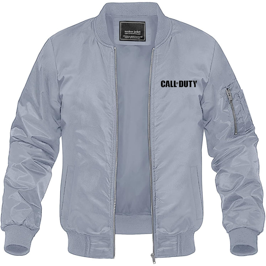Men's Call of Duty Game Lightweight Bomber Jacket Windbreaker Softshell Varsity Jacket Coat