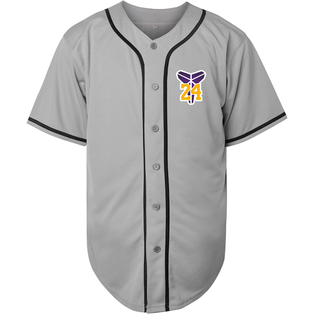 Men's Kobe Bryant Mamba 24 Baseball Jersey