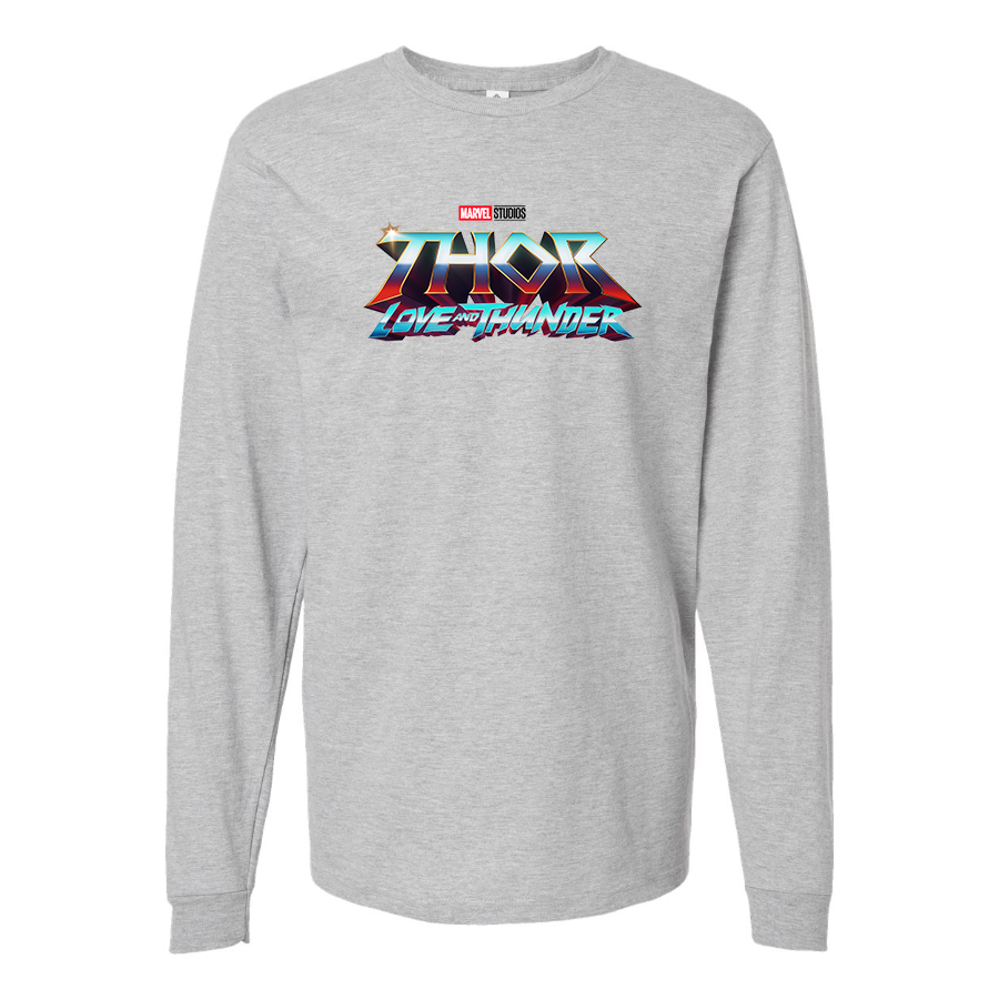 Men's Thor Love & Thunder Superhero Long Sleeve T-Shirt